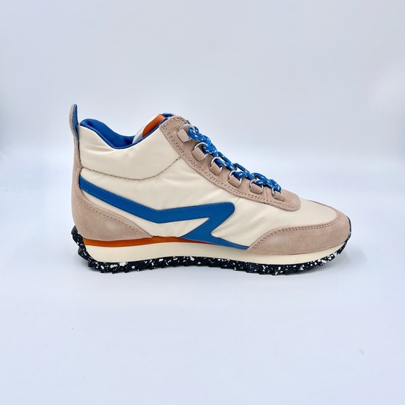 NEW Rag & Bone Retro Hiker Houndstooth Buff Sand Blue Sneaker Women’s size 7 - Picture 9 of 14